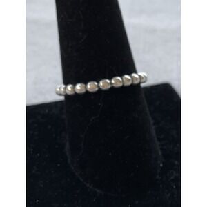 Pandora ALE 925 Sterling Silver Stackable Bubble Band Ring Size 8.5 Vintage